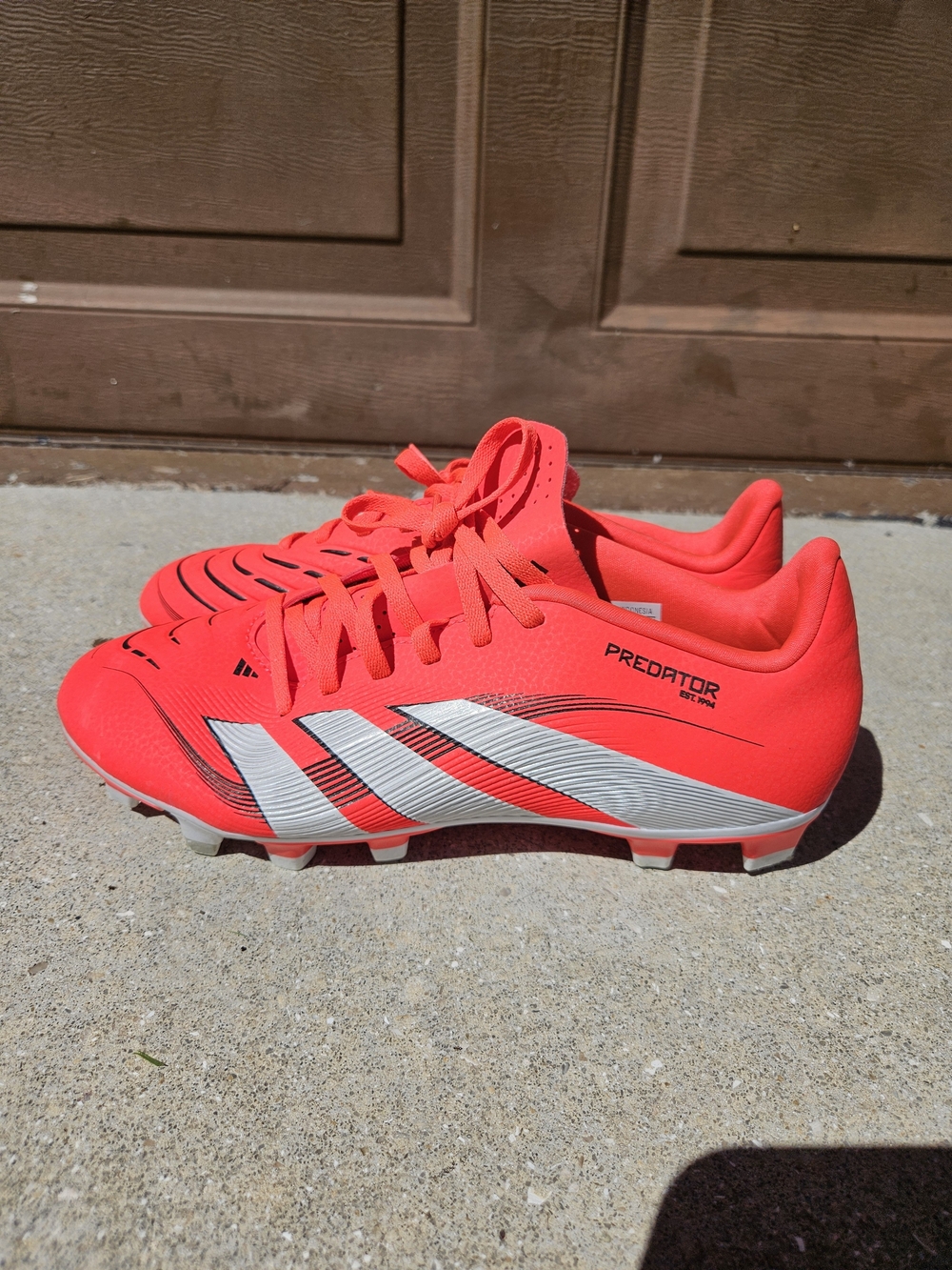 Adidas Predator Club Football Boots Red Genuine ID1326 Men's Size US 7 UK 6.5